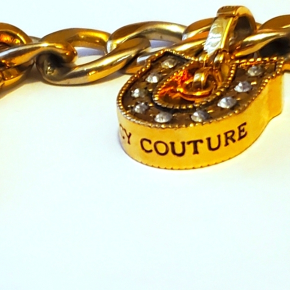 Juicy Couture Limited Edition Charm Bracelet Lot 5 Removable Charms Heart Box - Picture 10 of 14